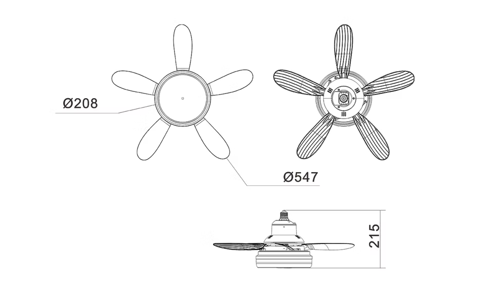 Mood Series product dimensions and drawing