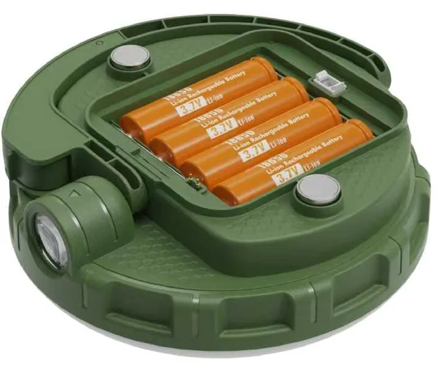 BLT-PE-3834 Rotatable Open Replaceable Battery Side Spotlight+Bottom COB Flood Rechargeable Lamp
