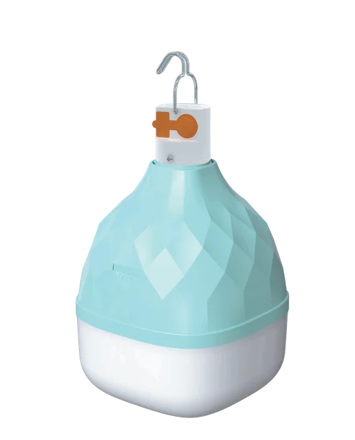 BLT-PE-3835 Diamond Cut Surface Portable Rechargeable LED Hanging Bulb