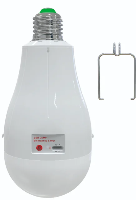 BLT-PE-3920 E27 Screw Base DOB Fast Charging Rechargeable Emergency Hanging Bulb