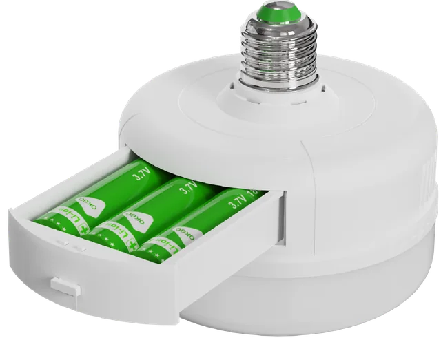 BLT-PE-5930 AC/DC Dual Mode Pull-out Replaceable Battery 5V USB Power Bank Emergency LED Bulb
