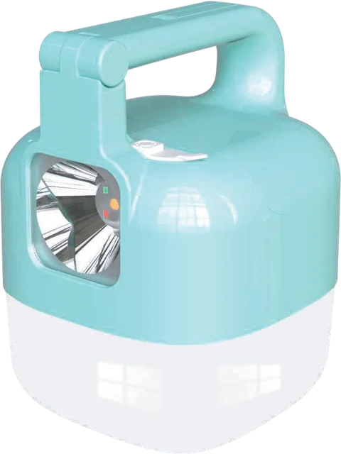 BLT-PE-772 Dual-purpose Spotlight+Whole-panel COB Camping Lamp with Replaceable Battery Slot