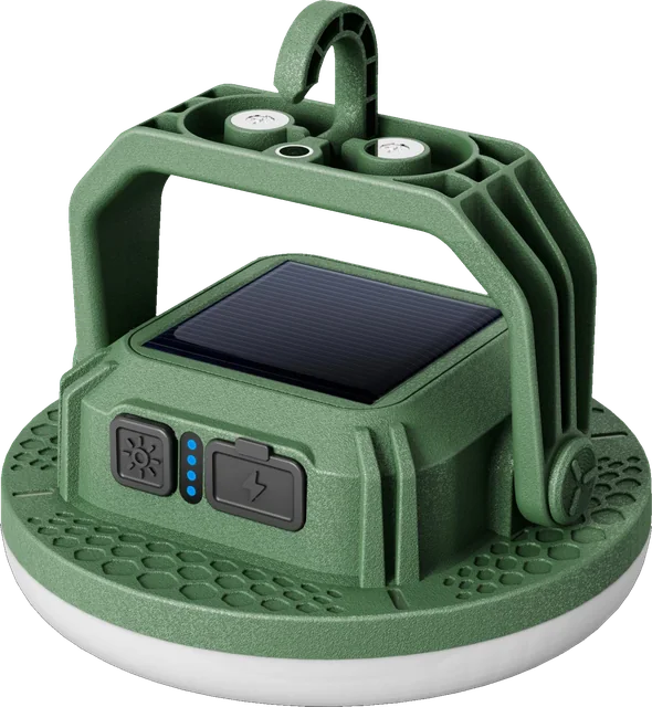 BLT-PSE-763 Built-in Top Solar Panel Portable Hanging Camping Lamp With 5V Phone Output